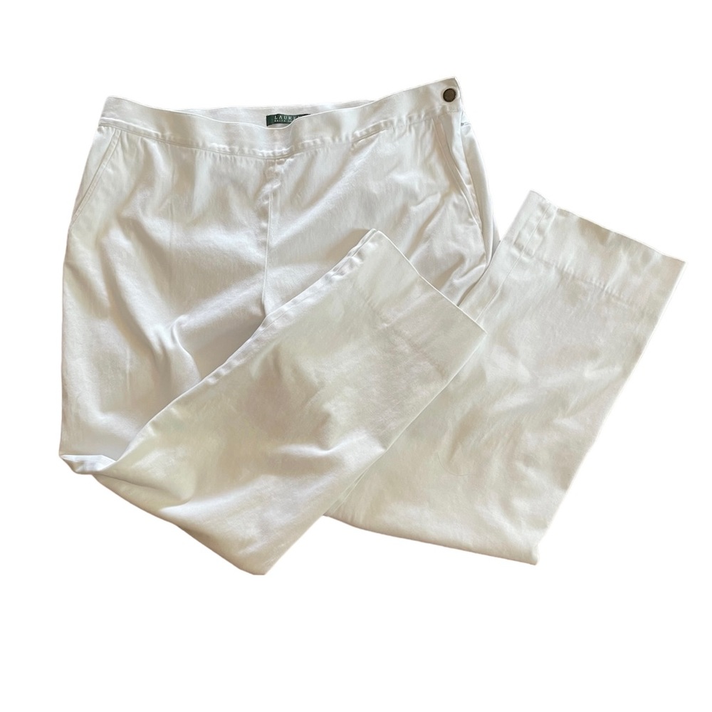 Women’s White Sz 16 Pants Lauren Ralph Lauren
